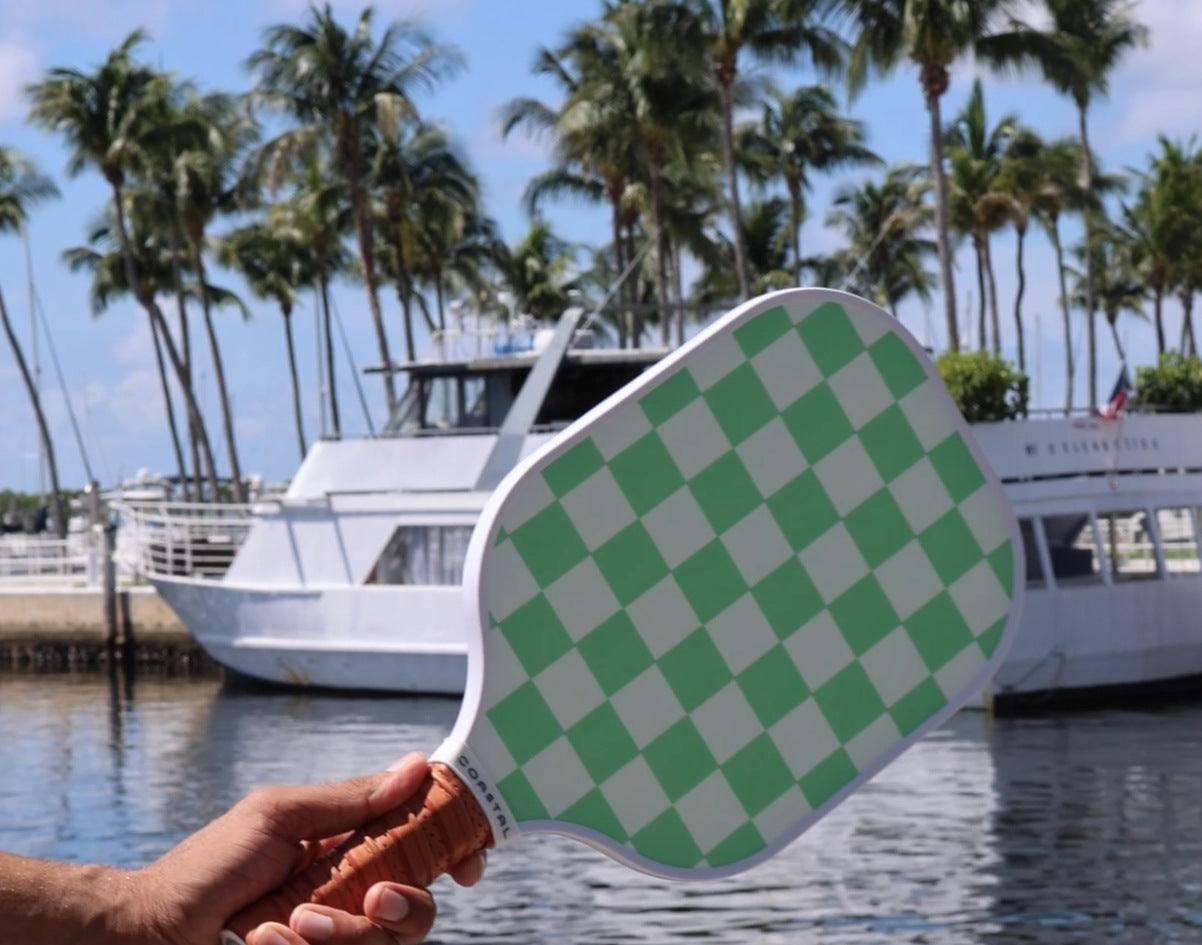 The Grove premium pickleball paddle colorway detail