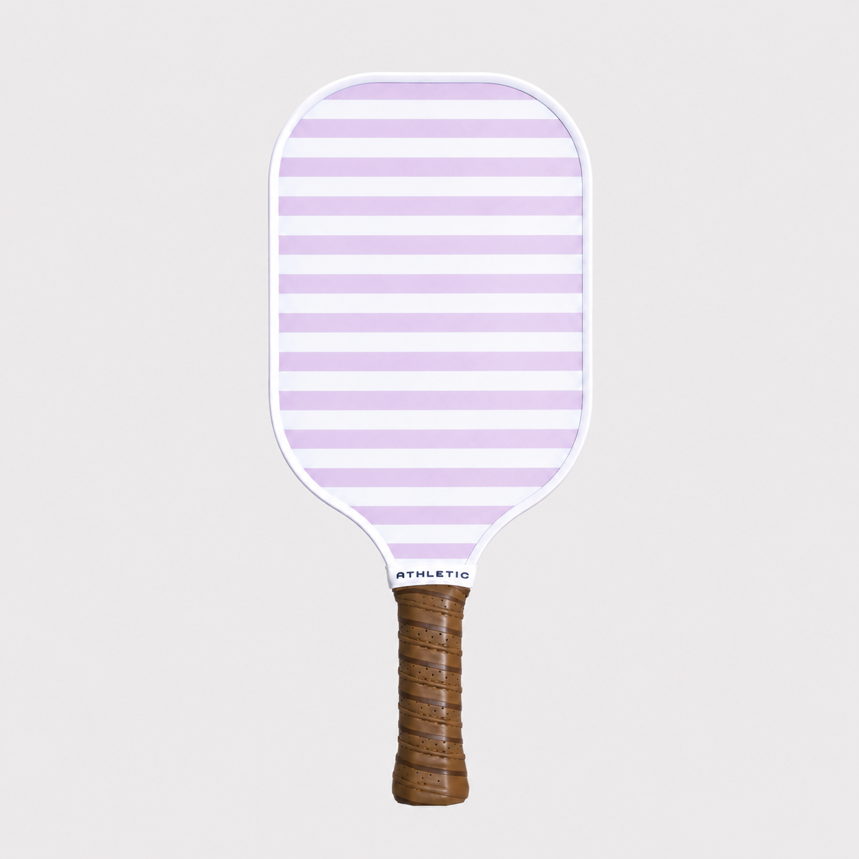 Sunset Club pink solid and stripe pickleball paddle by Coastal Athletic